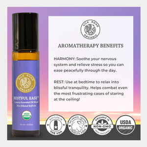 use aromatherapy calm nerves bedtime tranquility wellness unwind sleep relief aid