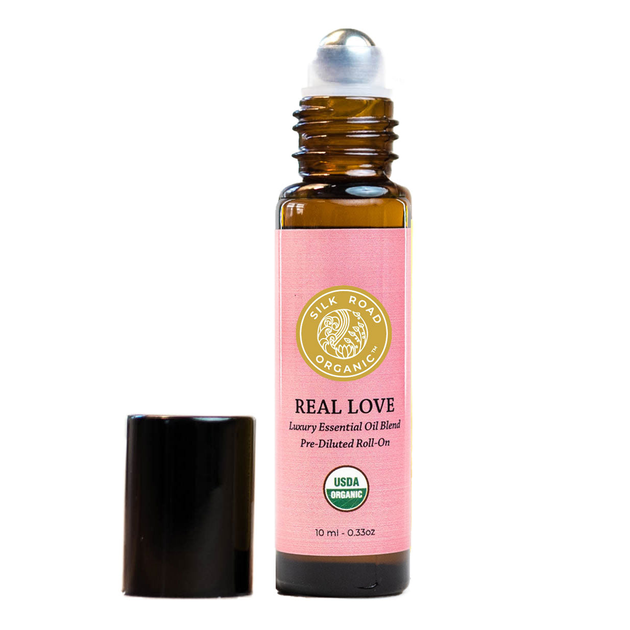love essential oil roll-on rich floral scent romance blend silk road organic
