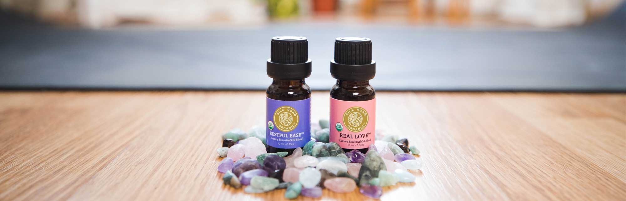 natural organic stress relief restful ease real love essential oil diffuser blend