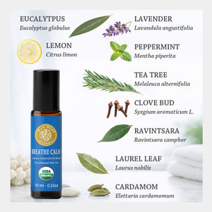 USDA Organic BREATHE CALM® Essential Oil Roll-on