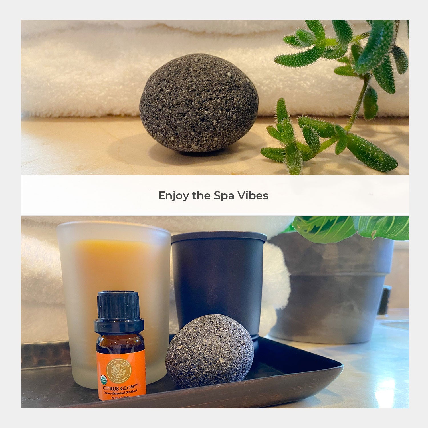 Natural Lava Rock Diffuser - Silk Road Organic®