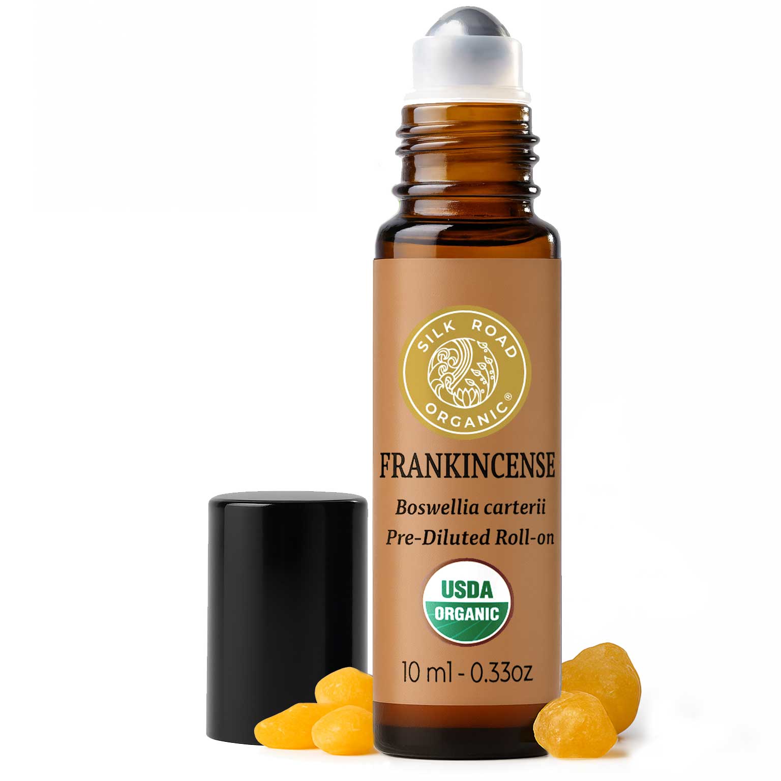 USDA Organic FRANKINCENSE Boswellia carterii Essential Oil Roll-on