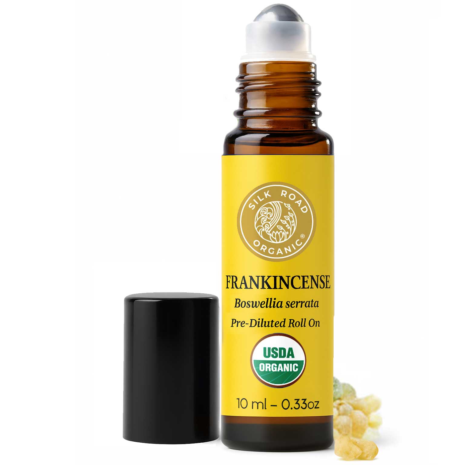 USDA Organic FRANKINCENSE Boswellia serrata Essential Oil Roll-on