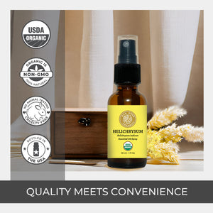USDA Organic HELICHRYSUM Essential Oil Spray