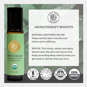 use aromatherapy remedy minty cool skin warm body treating sore muscles inflammation spasm