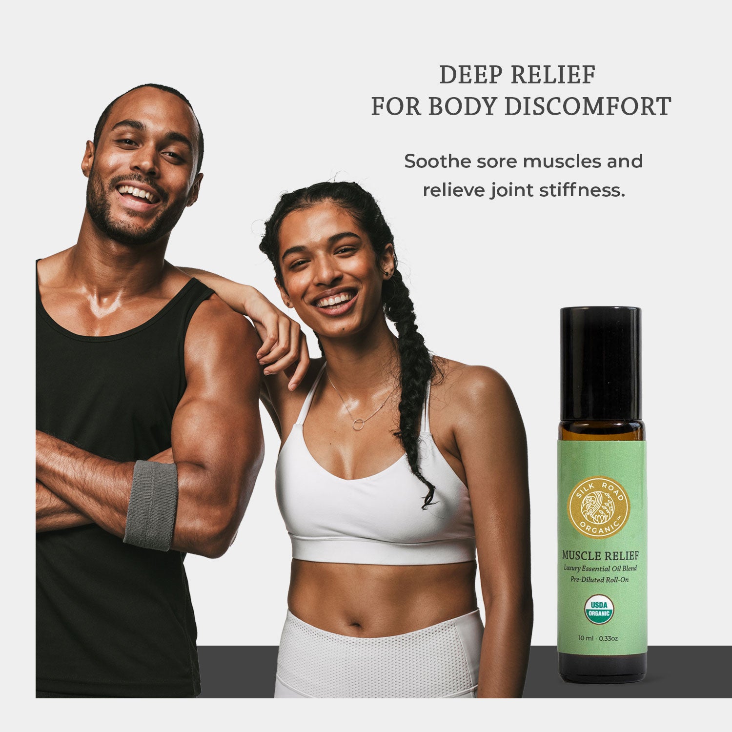 Inflammation support helps reduce swelling & relieve joint stiffness
Loosens knots & calms spasms
Soothes overworked or tired muscles
