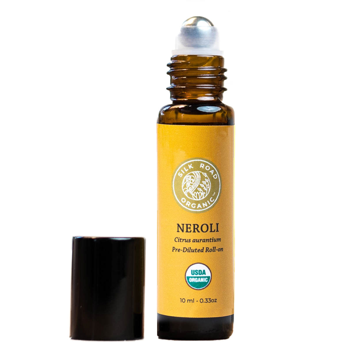 neroli essential oil roll-on revive beneficial skin care heal calm silk road organic
