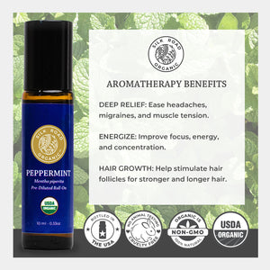 top use aromatherapy minty cooling soothes fatigued muscle tension improve focus concentration