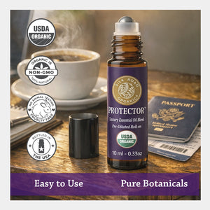easy to use pure botanicals USDA certified organic NON GMO cruelty free bottled in the USA