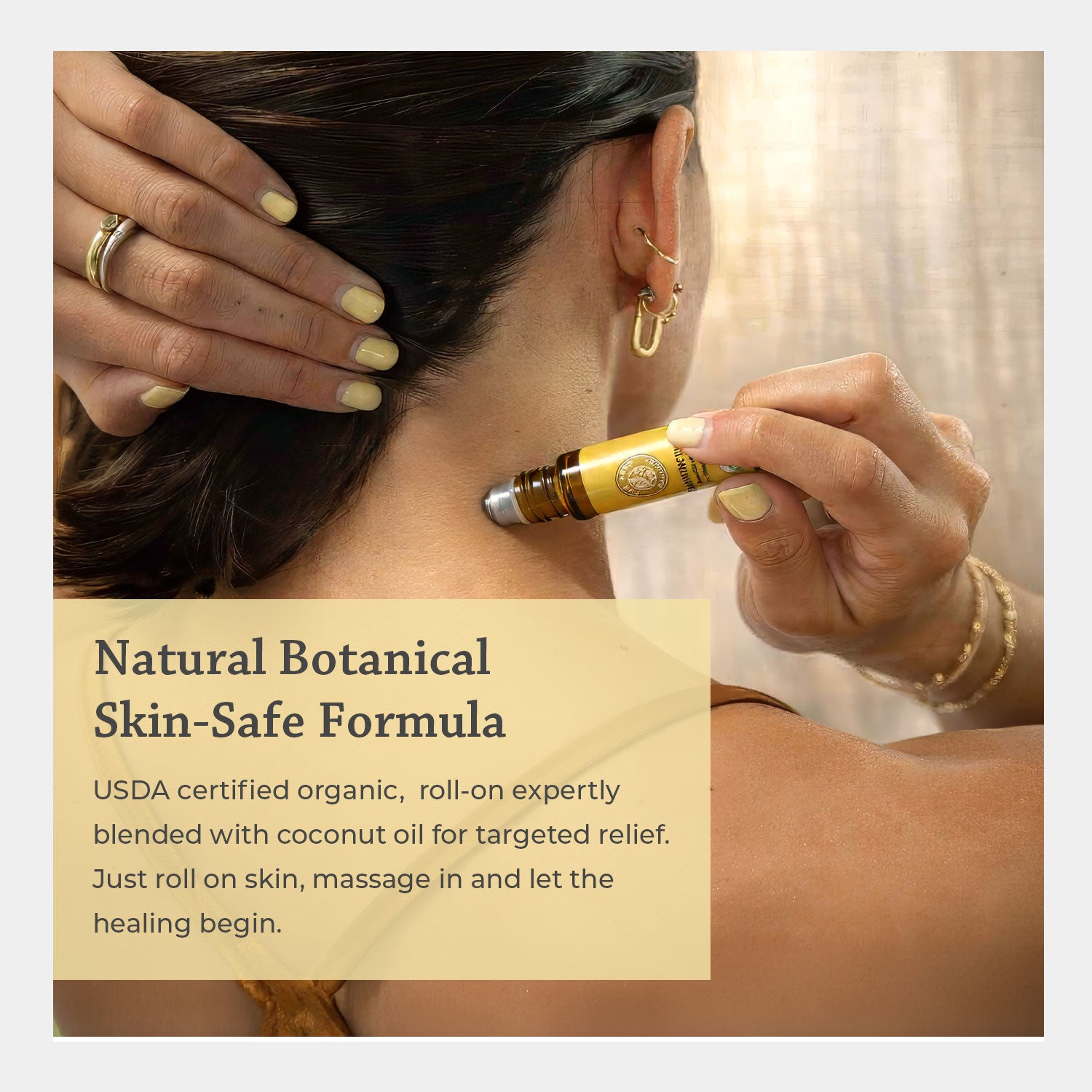 USDA Organic FRANKINCENSE Boswellia serrata Essential Oil Roll-on