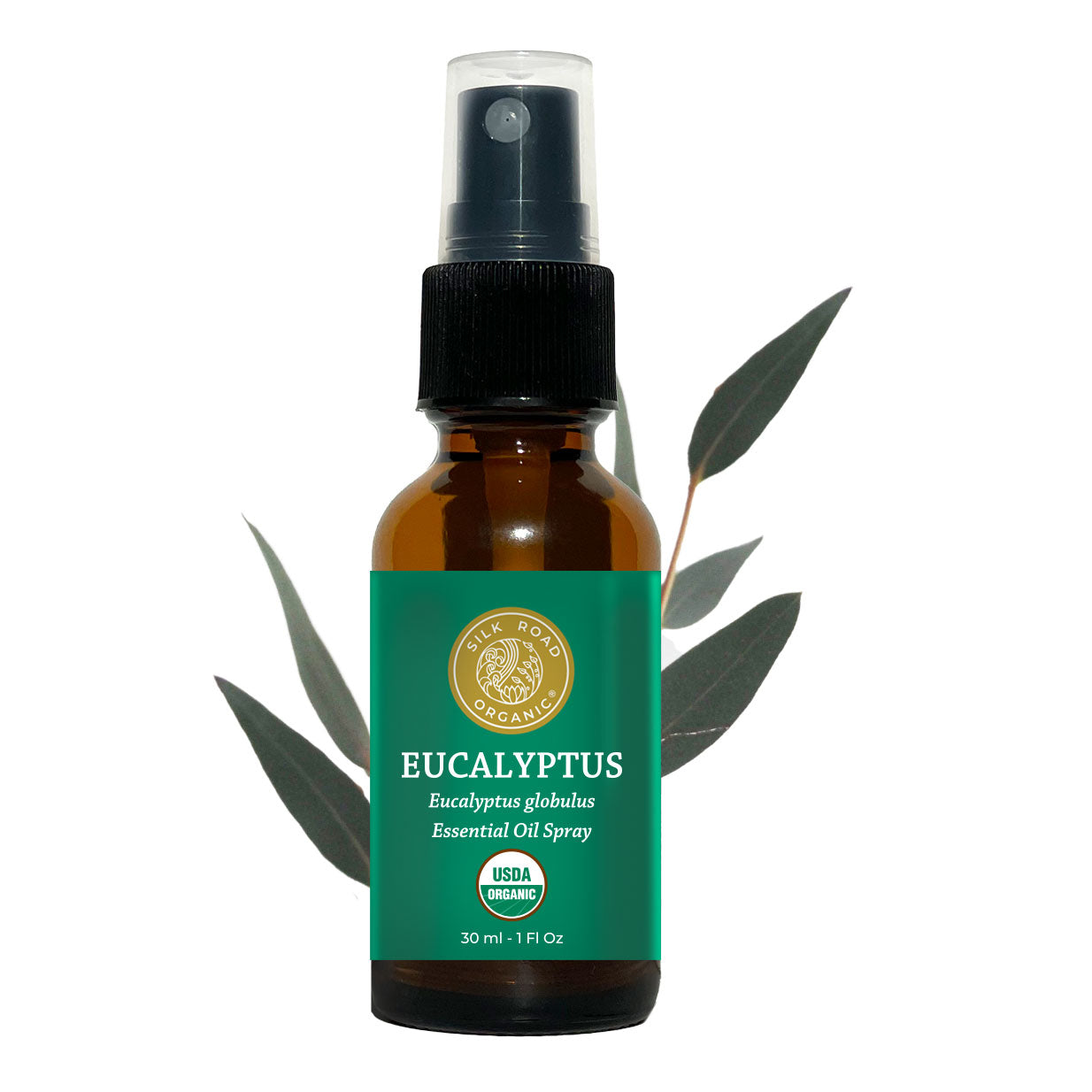 eucalyptus hardworking essential oil spray mint fresh aroma silk road organic