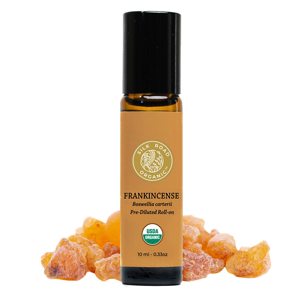 USDA Organic FRANKINCENSE Boswellia carterii Essential Oil Roll-on