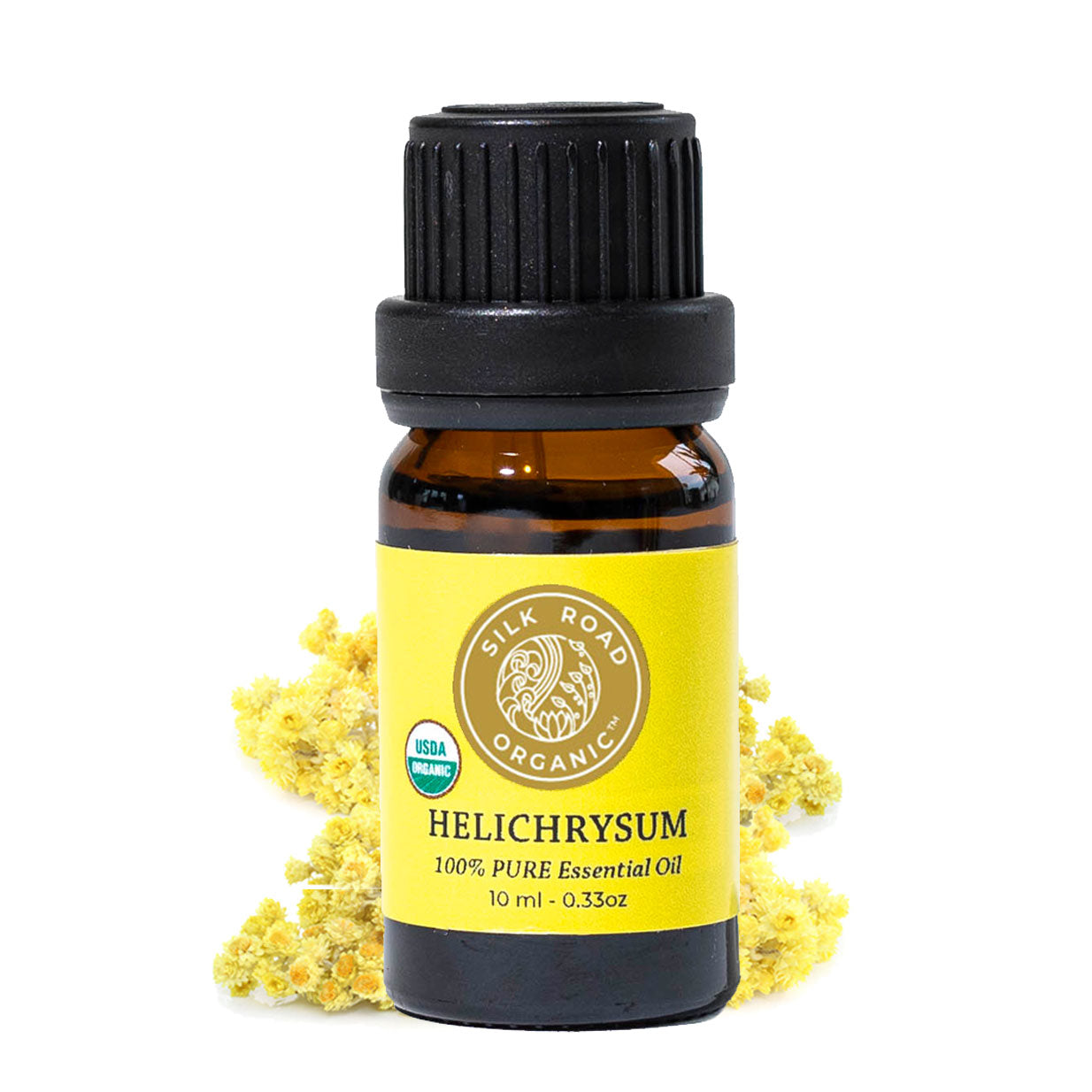 helichrysum euro dropper diffuser blend essential oil amber glass bottle silk road organic restore skin