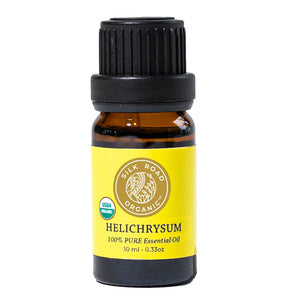 helichrysum euro dropper diffuser blend essential oil amber glass bottle silk road organic restore skin