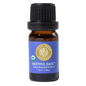 restful ease essential oil improve rest relax diffuser blend silk road organic