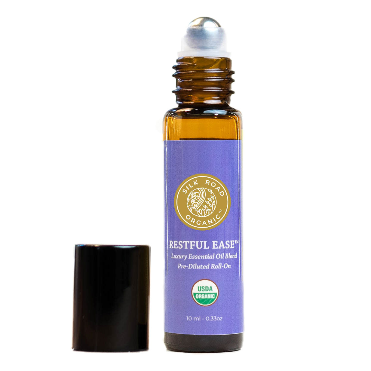 restful ease soothing essential oil roll-on silk road organic