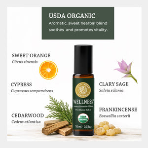 USDA Organic WELLNESS™ Essential Oil Roll-on