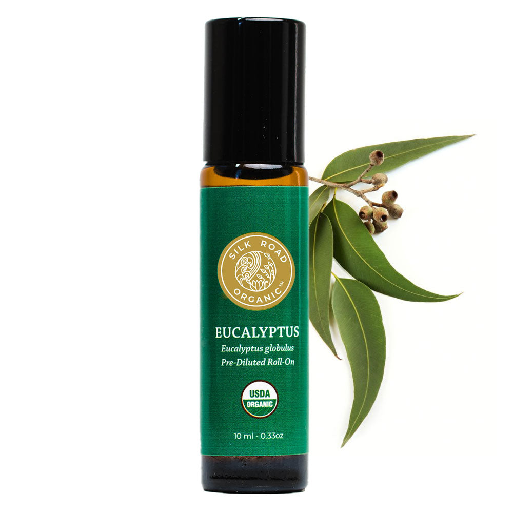 eucalyptus hardworking essential oil mint fresh strong aroma silk road organic