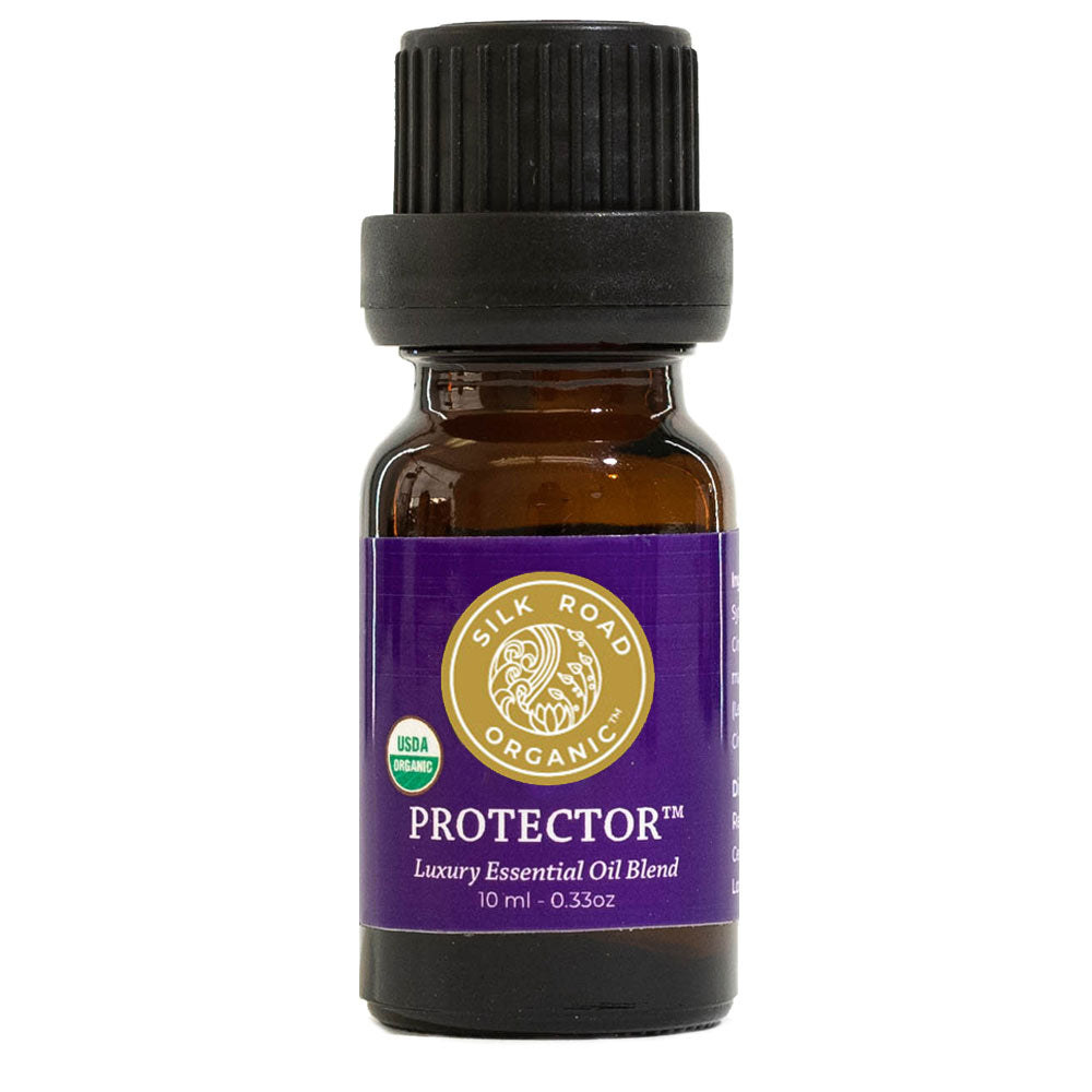 protector essential oil legendary immunity diffuse blend undiluted bottle silk road organic