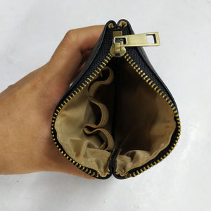 Black Vegan Leather Essential Oil Roller Travel Bag